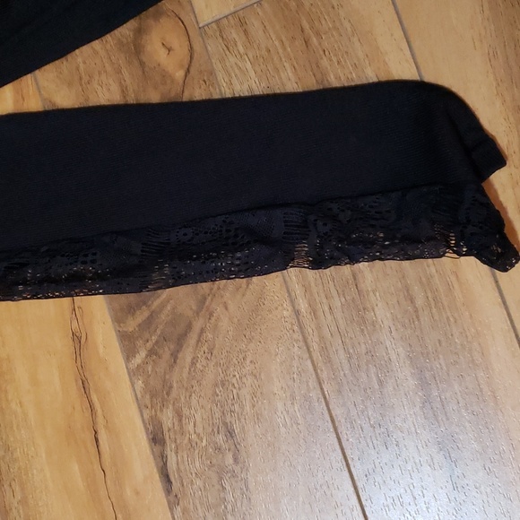 NEW Ardene lace sleeve tunic black - Picture 3 of 4